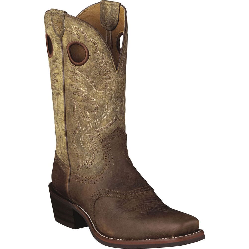 Image for Ariat Men's Heritage Roughstock Western Boots - Earth from elliottsboots