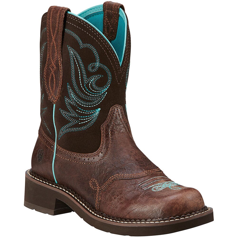 Image for Ariat Women's Fatbaby Heritage Dapper Western Boots - Chocolate from elliottsboots