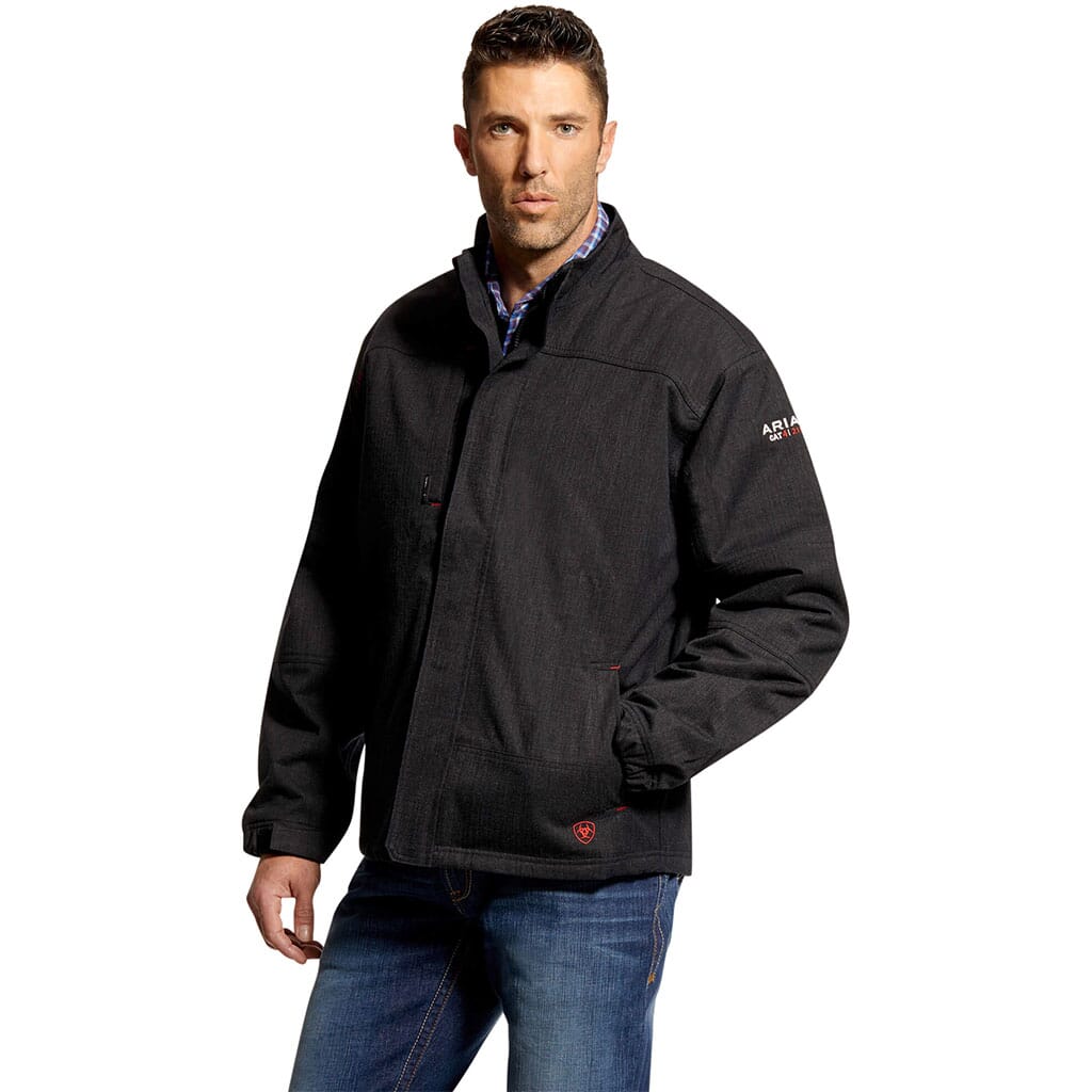 Ariat Men's FR H2O Waterproof Insulated Jacket - Black | elliottsboots