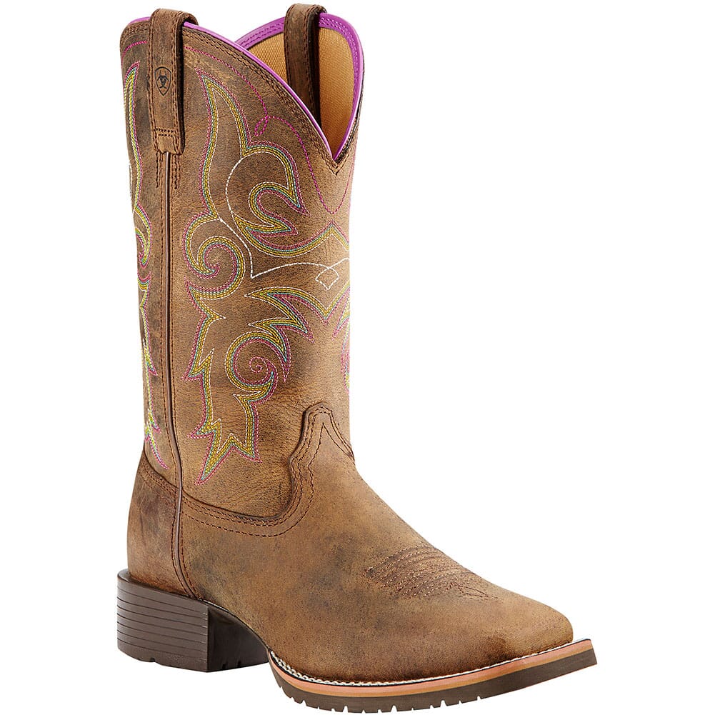 Image for Ariat Women's Hybrid Rancher Western Boots - Distressed Brown from elliottsboots