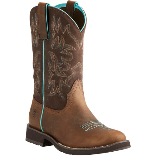 Image for Ariat Women's Delilah Western Boots - Distressed Brown from elliottsboots