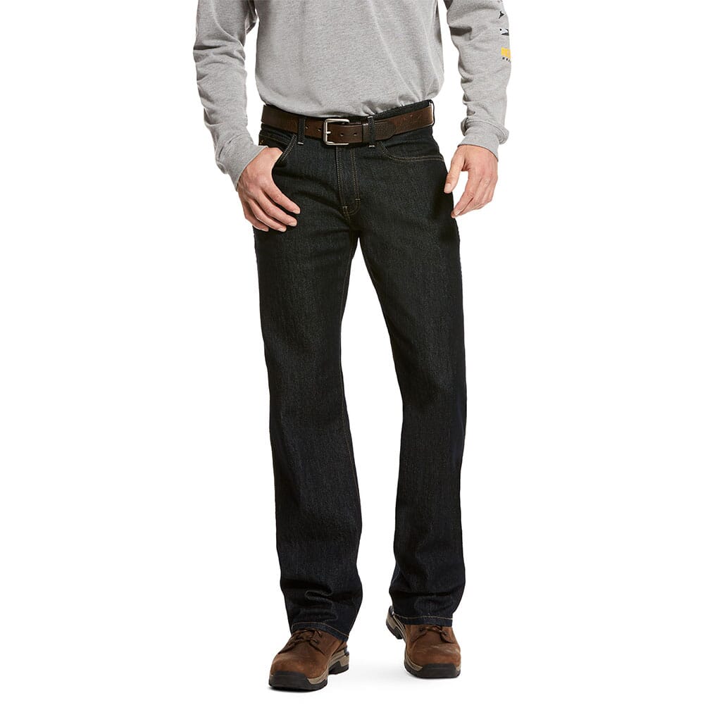 Image for Ariat Men's Rebar M4 Relaxed Boot Cut Jeans - Carbine from elliottsboots