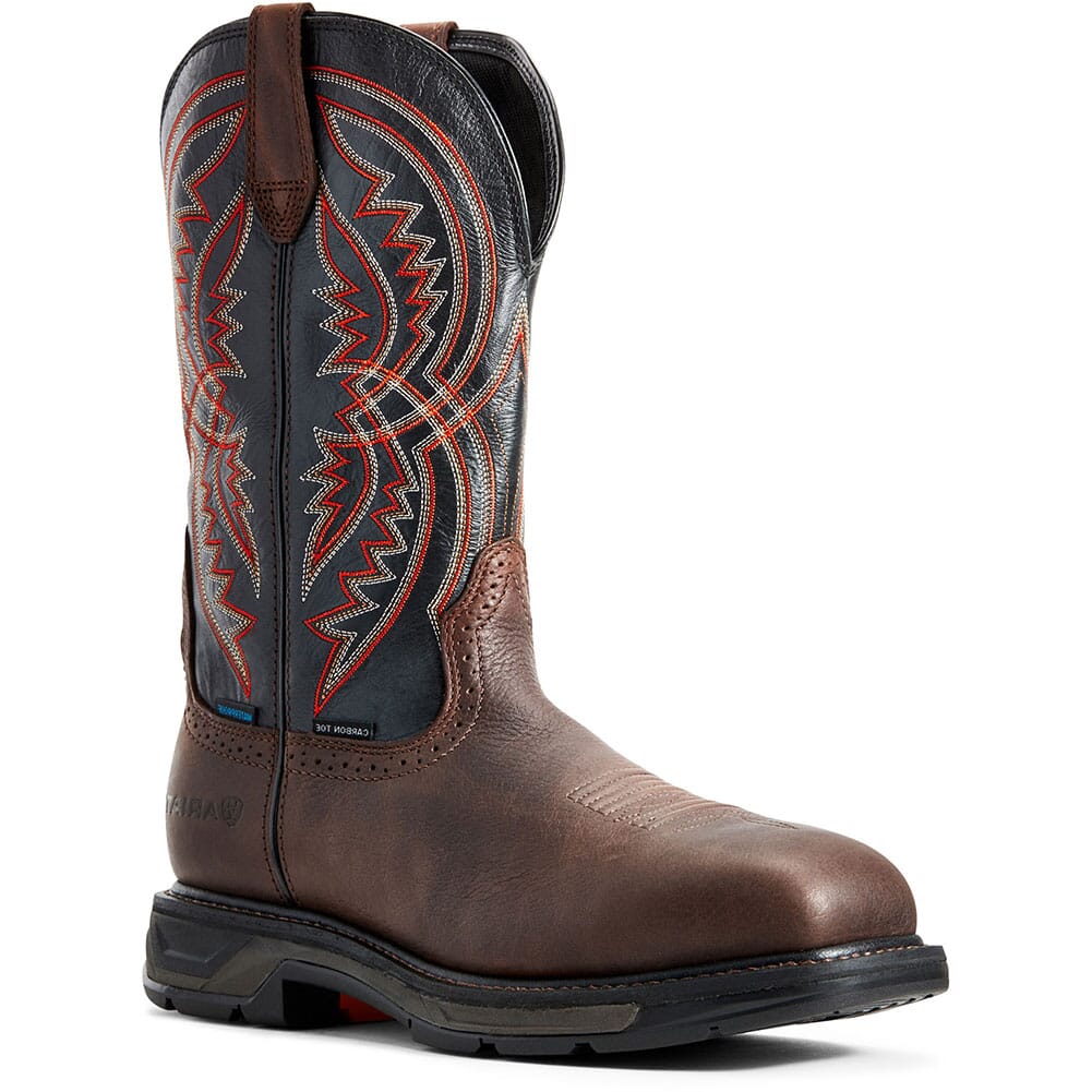 Image for Ariat Men's WorkHog XT Coil WP Safety Boots - Briar Brown from elliottsboots