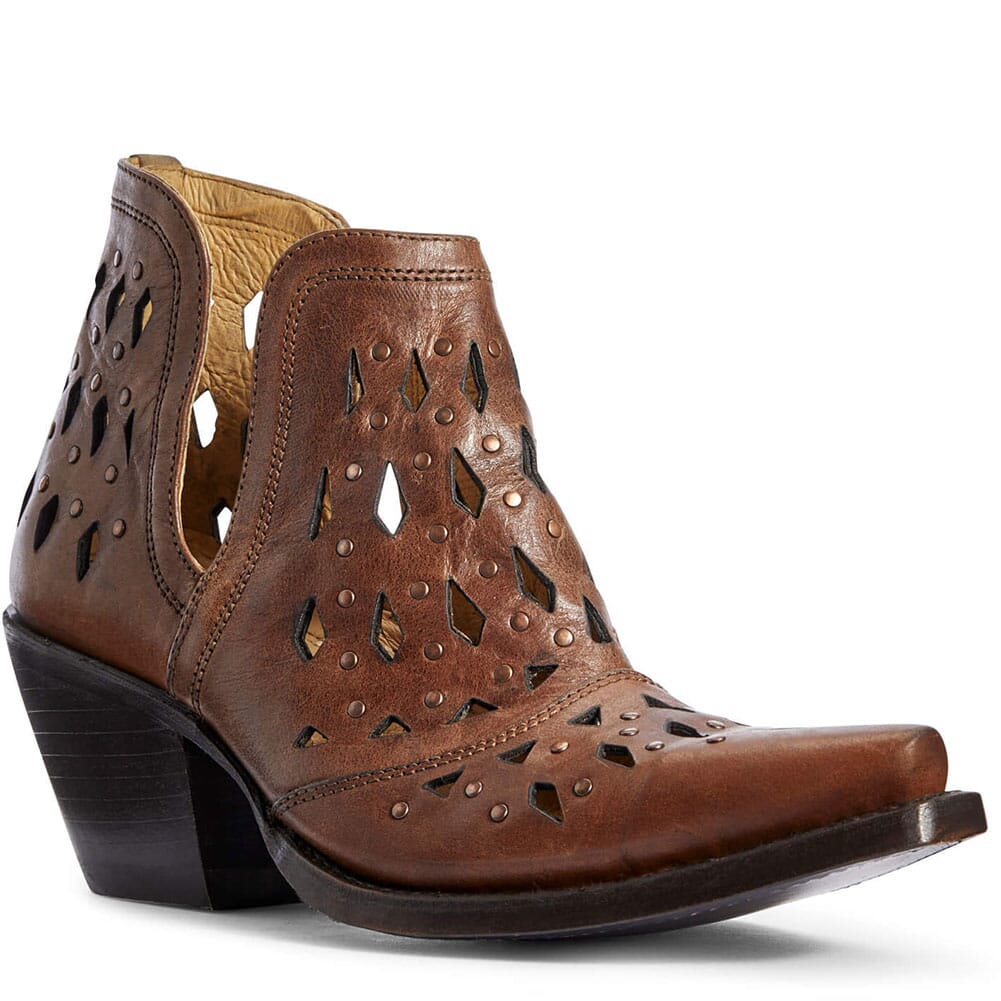 Image for Ariat Women's Dixon Studded Western Boots - Amber from bootbay
