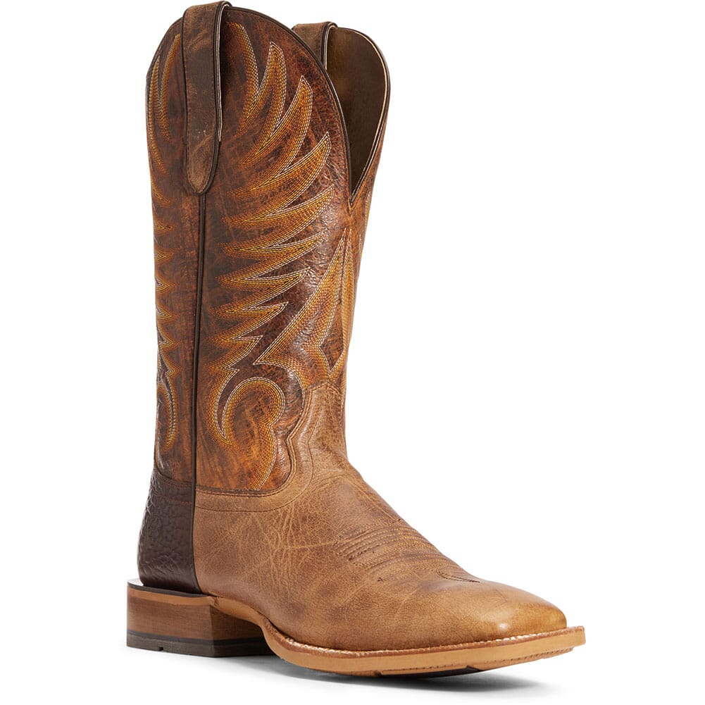 Image for Ariat Men's Toledo Western Boots - Natural Crunch from elliottsboots
