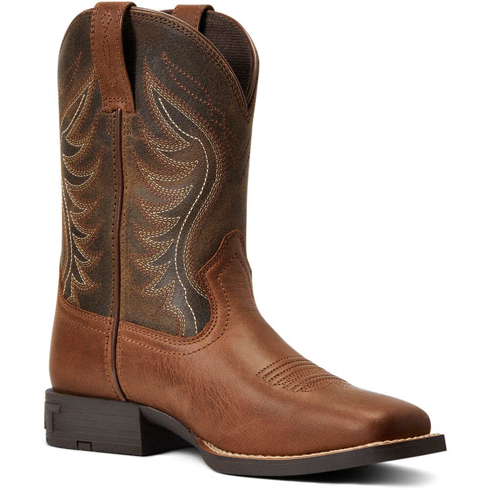 Image for Ariat Kid's Amos Western Boots - Sorrel Crunch from elliottsboots