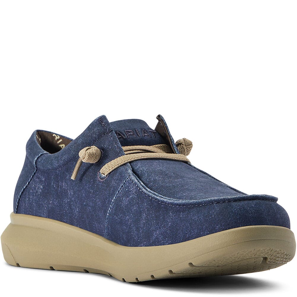 Image for Ariat Men's Hilo Stretch Lace Casual Shoes - Heather Blue from elliottsboots