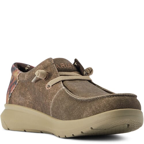Image for Ariat Men's Hilo Stretch Lace Casual Shoes - Dark Tan from elliottsboots