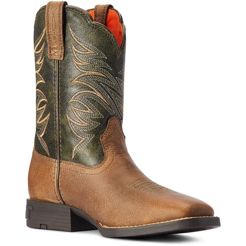 Image for Ariat Youth Firecatcher Western Boots - Distressed Brown from elliottsboots