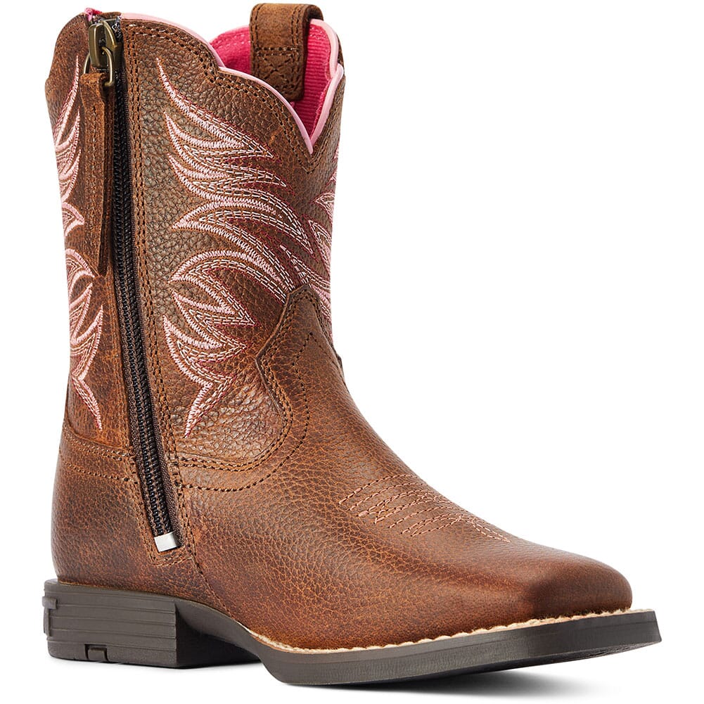 Image for Ariat Kid's Firecatcher Western Boots - Rowdy Brown from bootbay