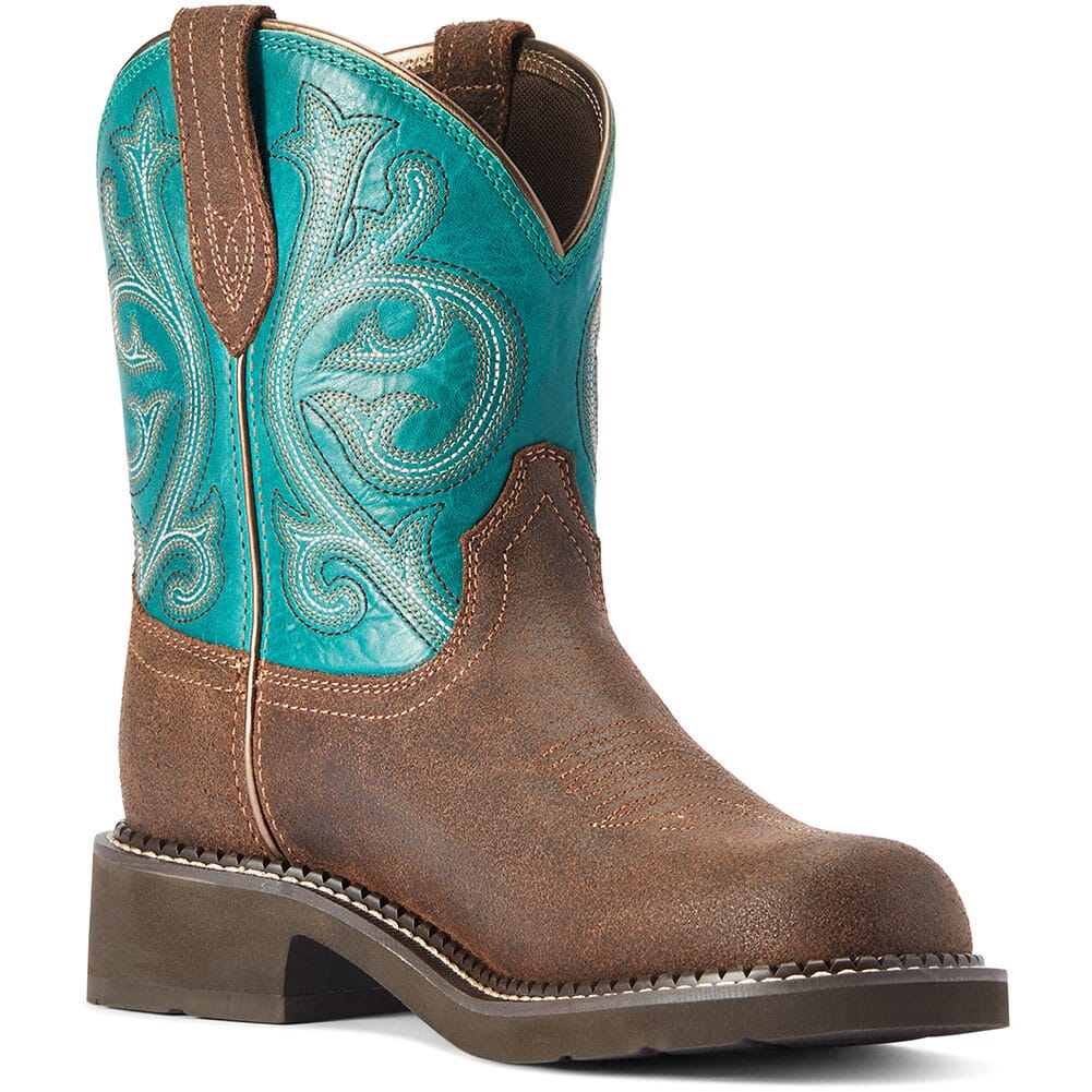 Image for Ariat Women's Fatbaby Heritage Western Boots - Worn Hickory from elliottsboots