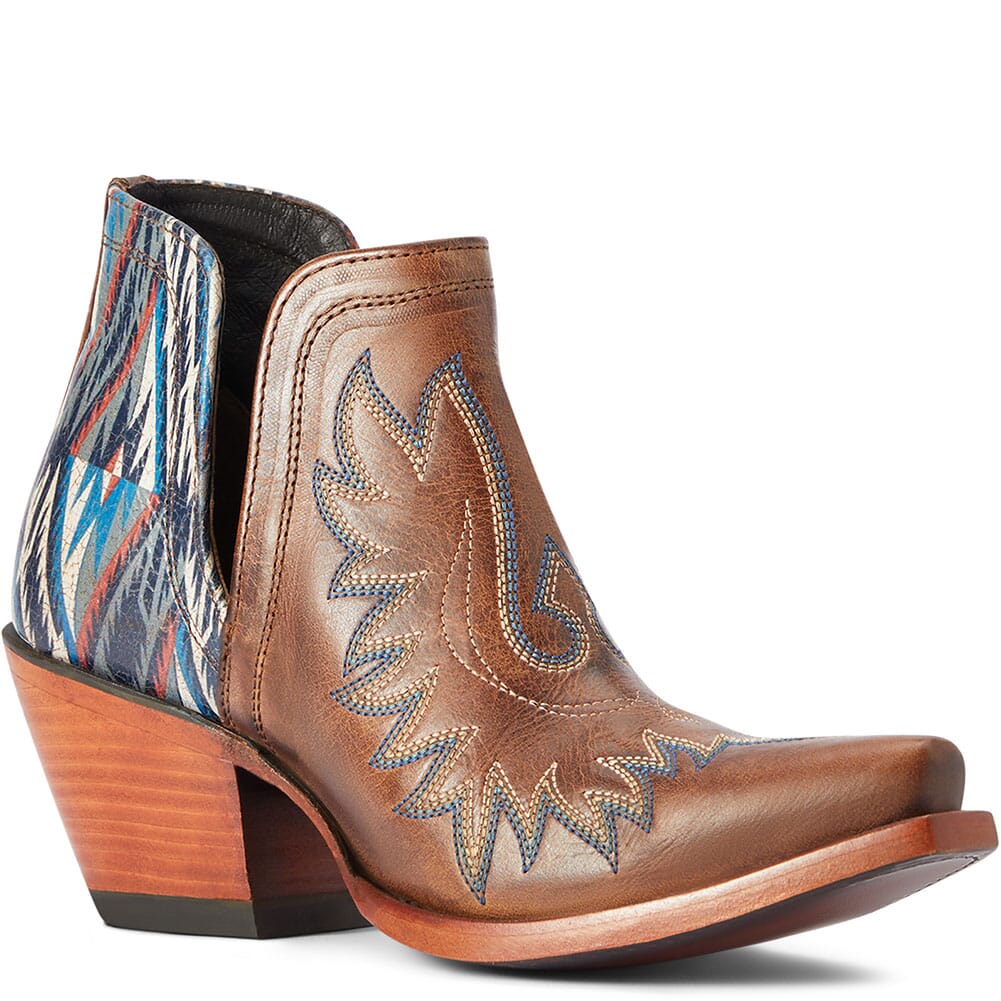 Image for Ariat Women's Dixon Chimayo Western Boots - Fiery Tan from elliottsboots