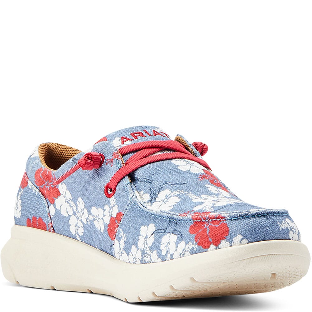 Ariat Women's Hilo Western Aloha Casual Shoes - Red White Blue ...