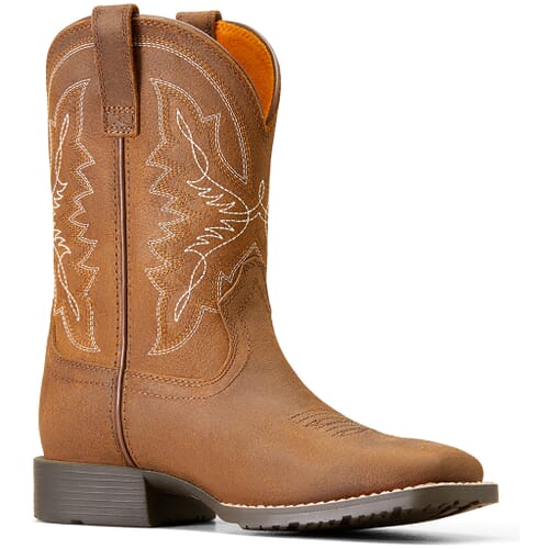 Image for Ariat Youth's Hybrid Rancher 8.5" Western Boots - Distressed Tan from elliottsboots