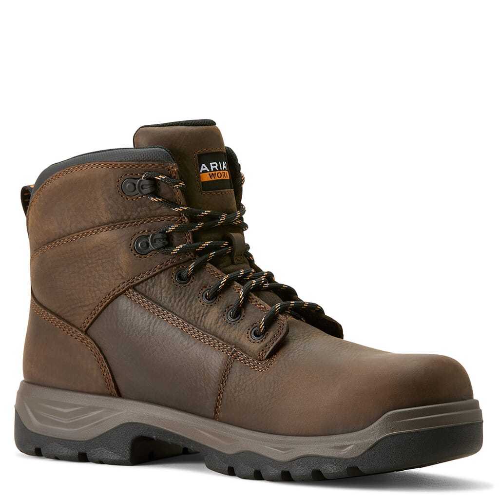 Ariat Men's Turbo Duratread Carbon Toe Safety Boots - Dark Brown