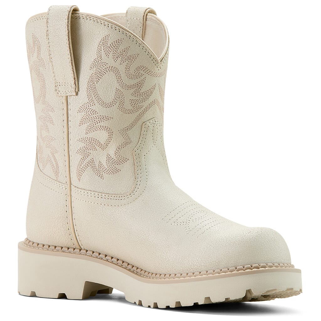 (取寄) アリアット レディース ファットベビー ウェスタン ブーツ Ariat women Fatbaby Western Boots Distressed Ivory Ariat Women's Fatbaby 8
