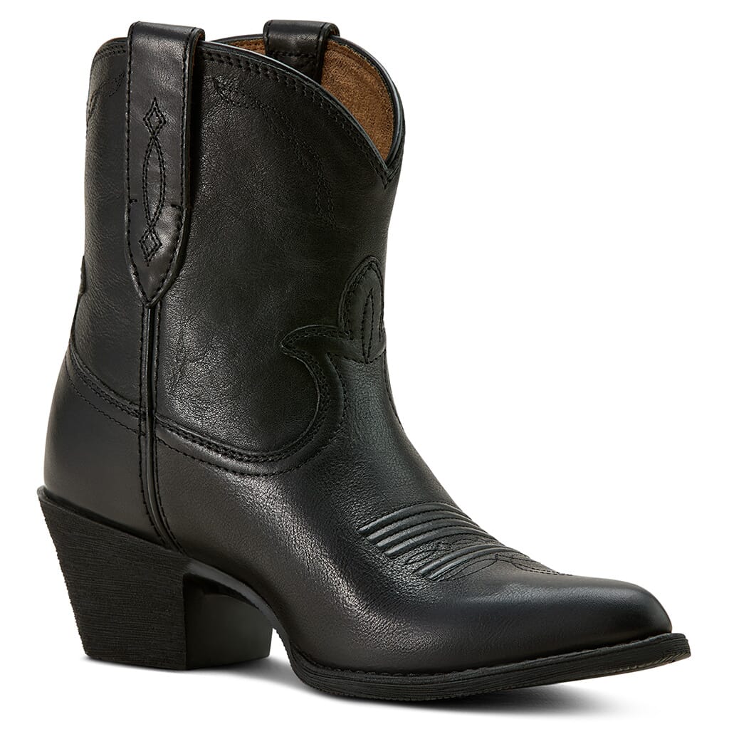 (取寄) アリアット レディース マギー ウェスタン ブーツ Ariat women Maggie Western Boots Black Night Ariat Women's Maggie J Toe Western Booties - Black Night