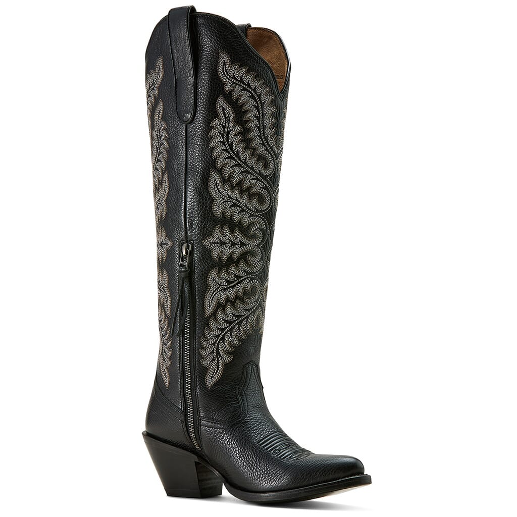 Ariat Black Foot with Gray Embroidered Shaft Western Boots Ariat® Men main image 2