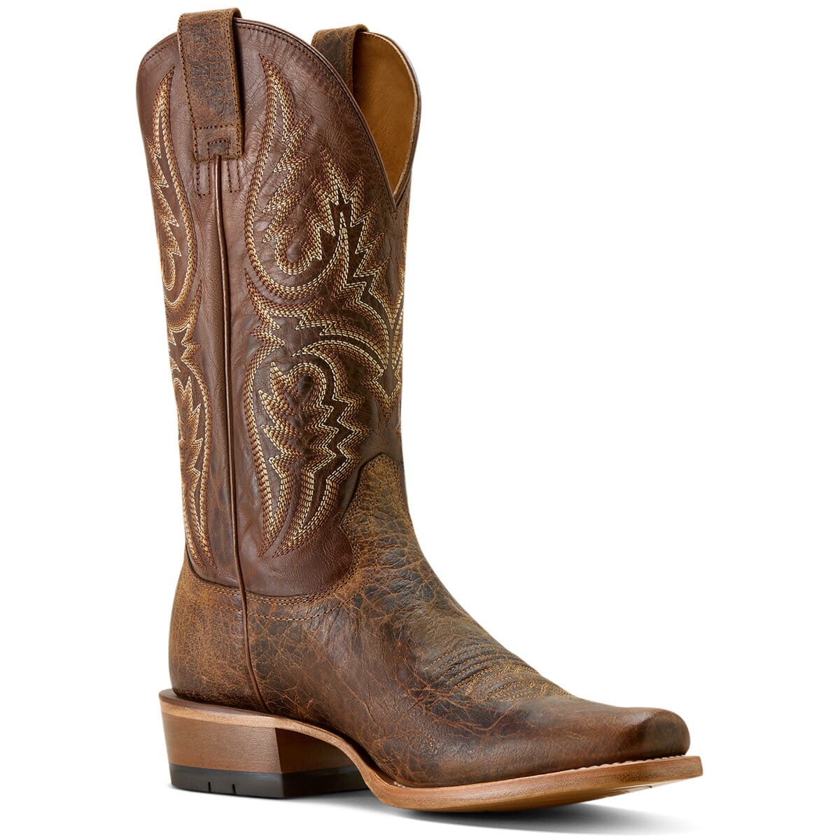 Ariat Men's Futurity Platinum 13" Bison Western Boots - Saddle Brown ...