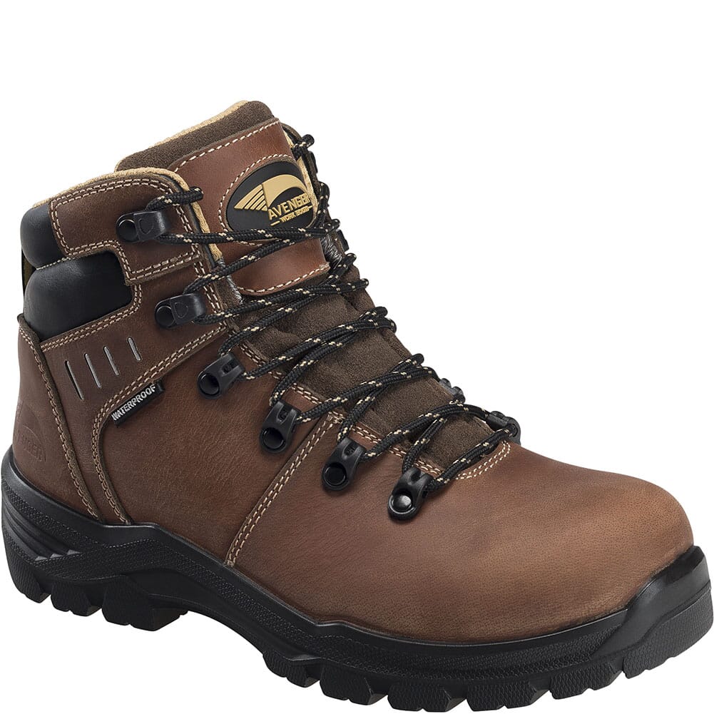 Image for Avenger Women's Foundation EH PR WP Safety Boots - Brown from elliottsboots