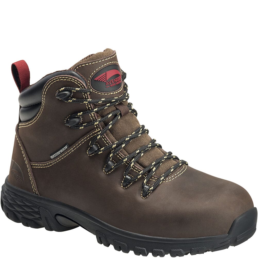Image for Avenger Women's Flight EH Safety Boots - Brown from elliottsboots