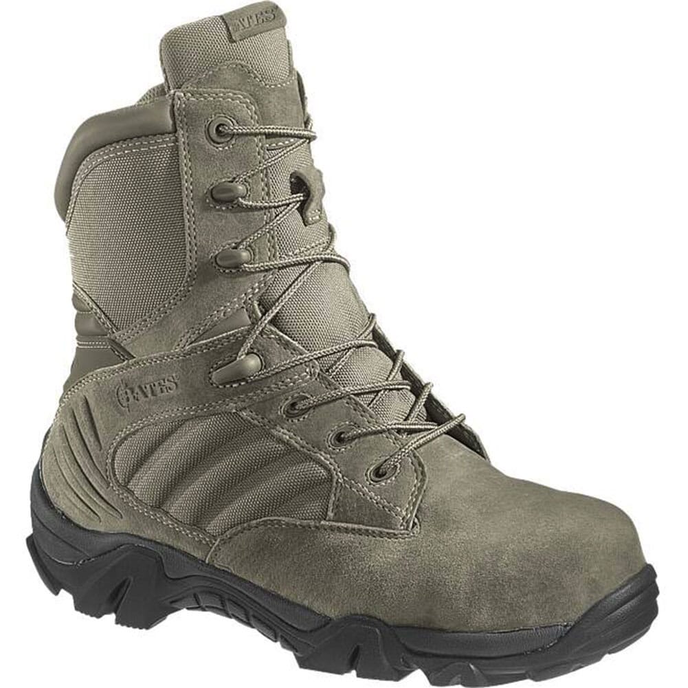 Bates Men's GX-8 Side Zip Safety Boots - Sage | elliottsboots