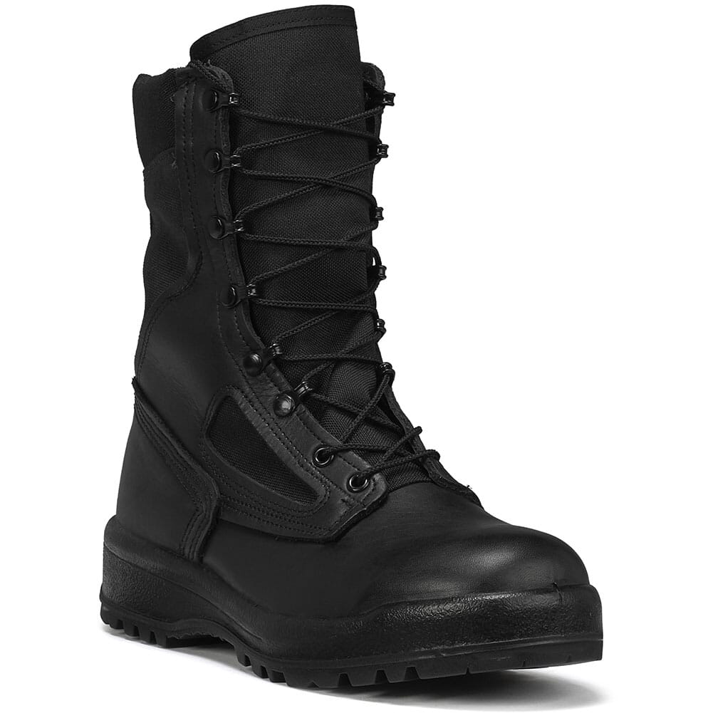 Belleville Men's Hot Weather Uniform Combat Boots - Black | elliottsboots
