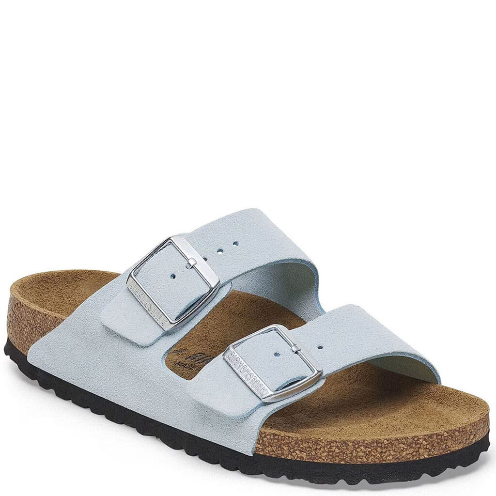 Birkenstock Women's Arizona Suede Sandals - Baby Blue
