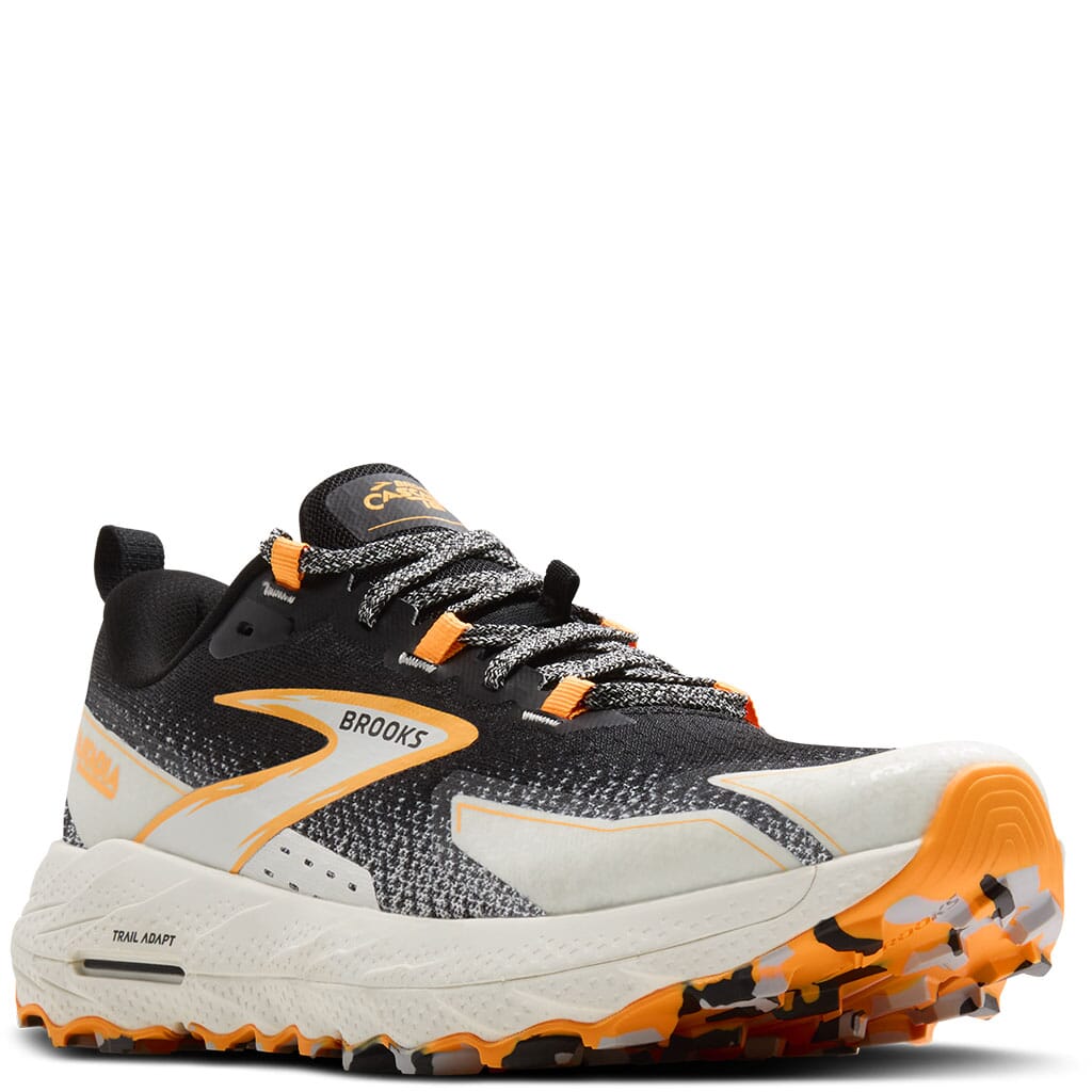 Brooks Men's Cascadia 18 Running Shoes - Black/Blue Wash