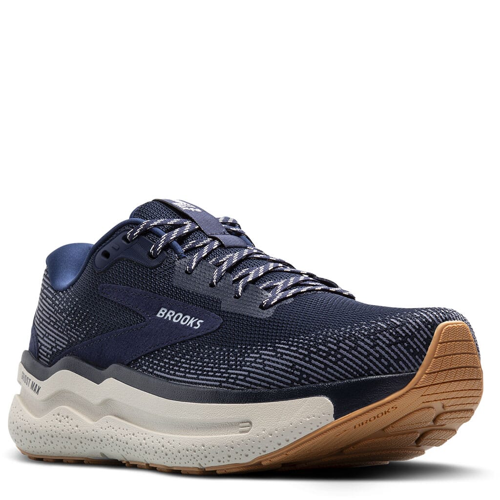 Brooks Men's Ghost Max 2 Running Shoes - Peacoat/Stone | elliottsboots