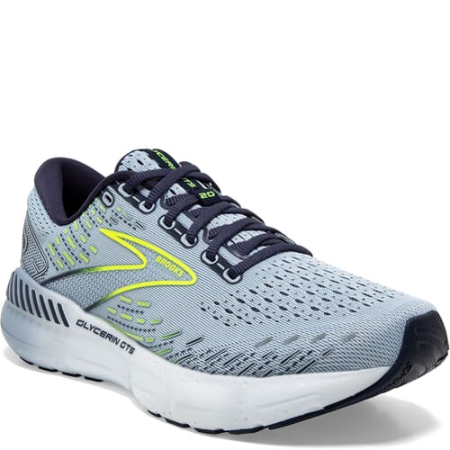 Image for Brooks Women's Glycerin 20 GTS Running Shoes - Light Blue/Peacoat from elliottsboots