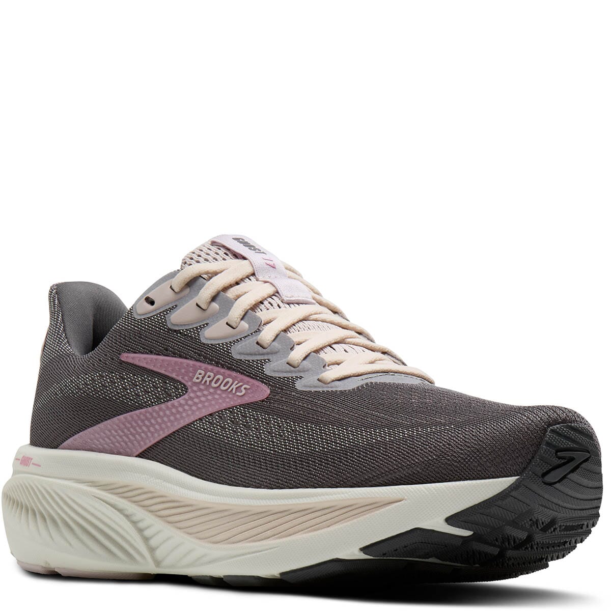 Brooks Women's Ghost 17 Running Shoes - Poppy Seed/Pink