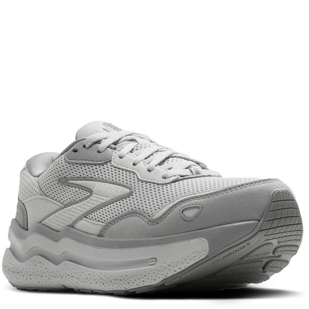 イギリス製　Brooks Brothers　肉厚 Brooks Women's Glycerin Max Running Shoes - Oyster/Alloy