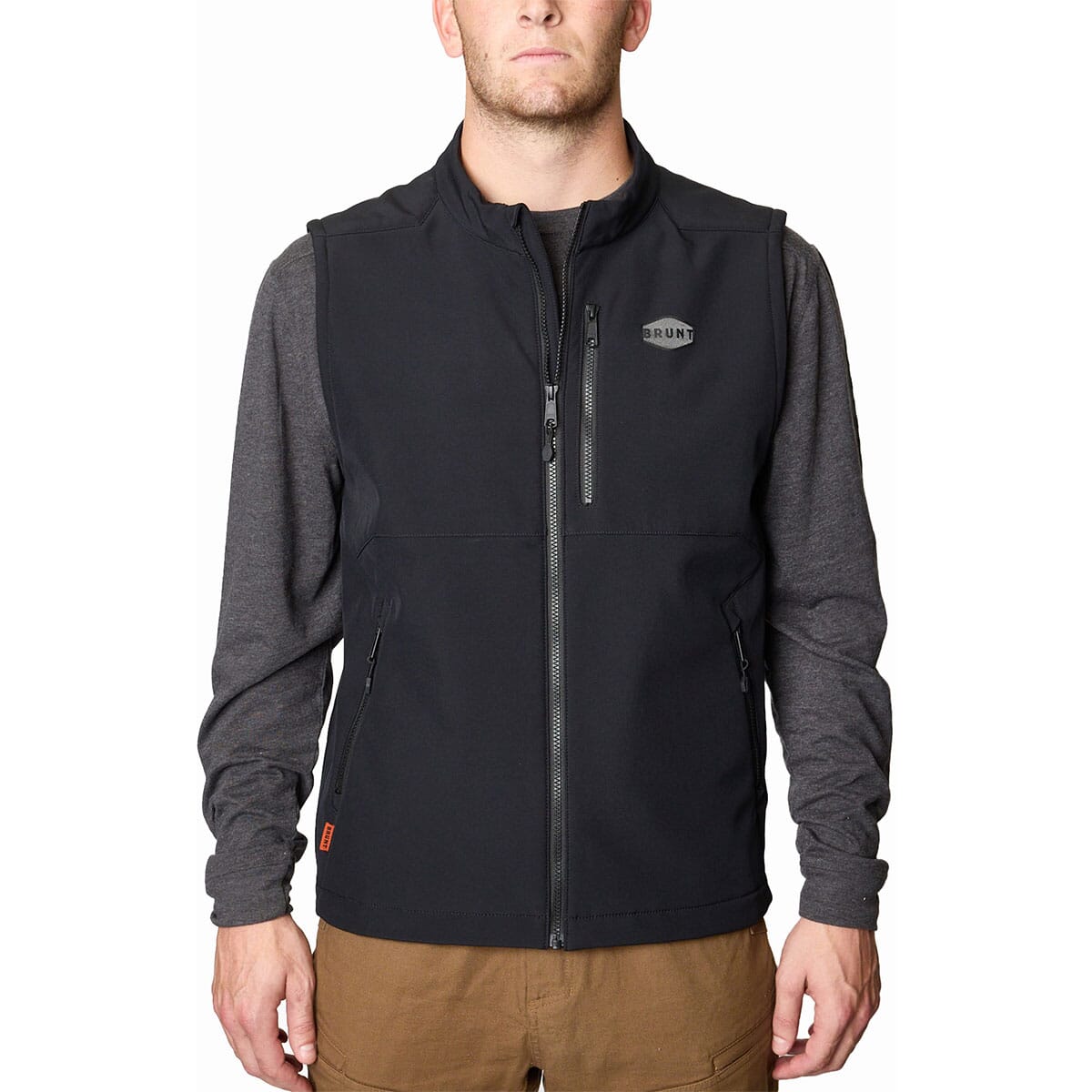 BRUNT Men's Wright Tech Vest - Black | elliottsboots