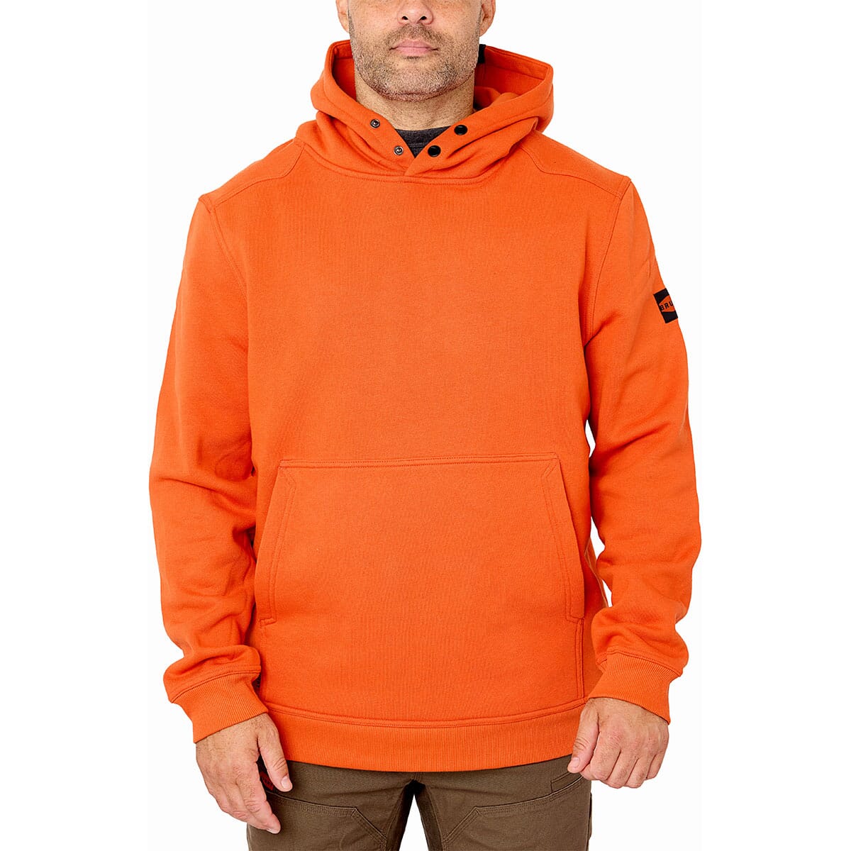 BRUNT Men's Shevlin Hooded Shirt Jacket - Brunt Orange | elliottsboots