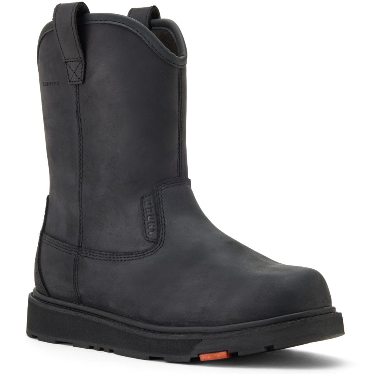 BRUNT Men's Bolduc LE Brunt Toe Work Boots - Black | elliottsboots
