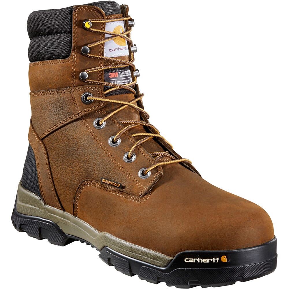Image for Carhartt Men's Ground Force WP Safety Boots - Brown Oil Tanned from elliottsboots