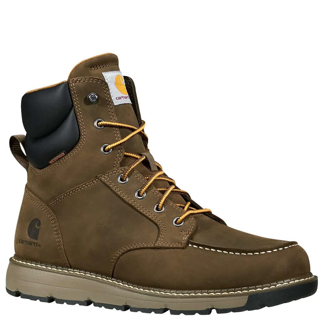 Carhartt Dark Brown Safety Boots Carhartt 6 inch Steel Toe Moc Wedge Men main image 3