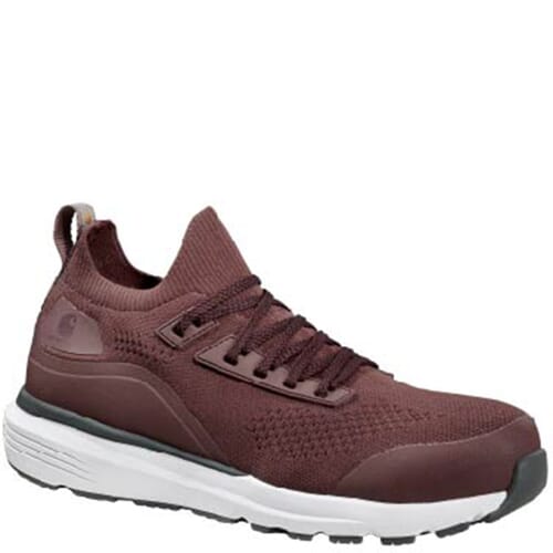 Image for Carhartt Footwear Women's Haslett Knit Safety Shoes - Burgundy from elliottsboots