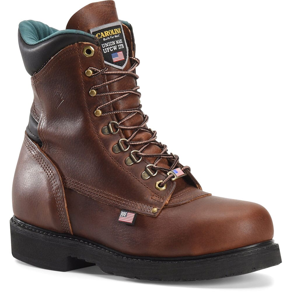 Carolina Men's Sarge Hi Safety Boots - Amber Gold | elliottsboots