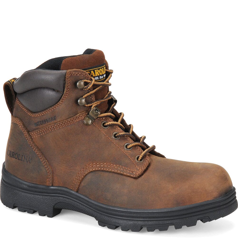 Image for Carolina Men's WP 6IN Work Boots - Copper from elliottsboots