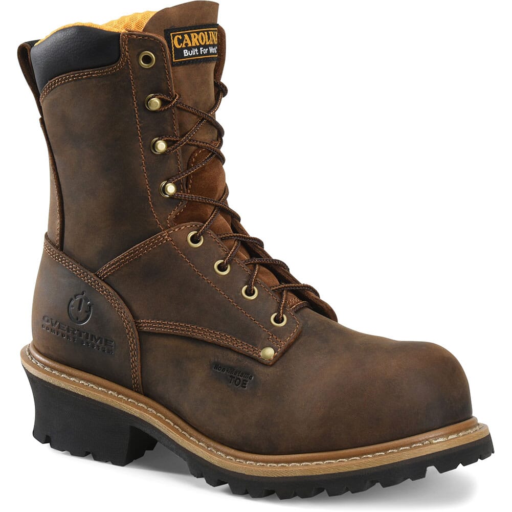 Carolina Men's Poplar Safety Boots - Dark Beige | elliottsboots