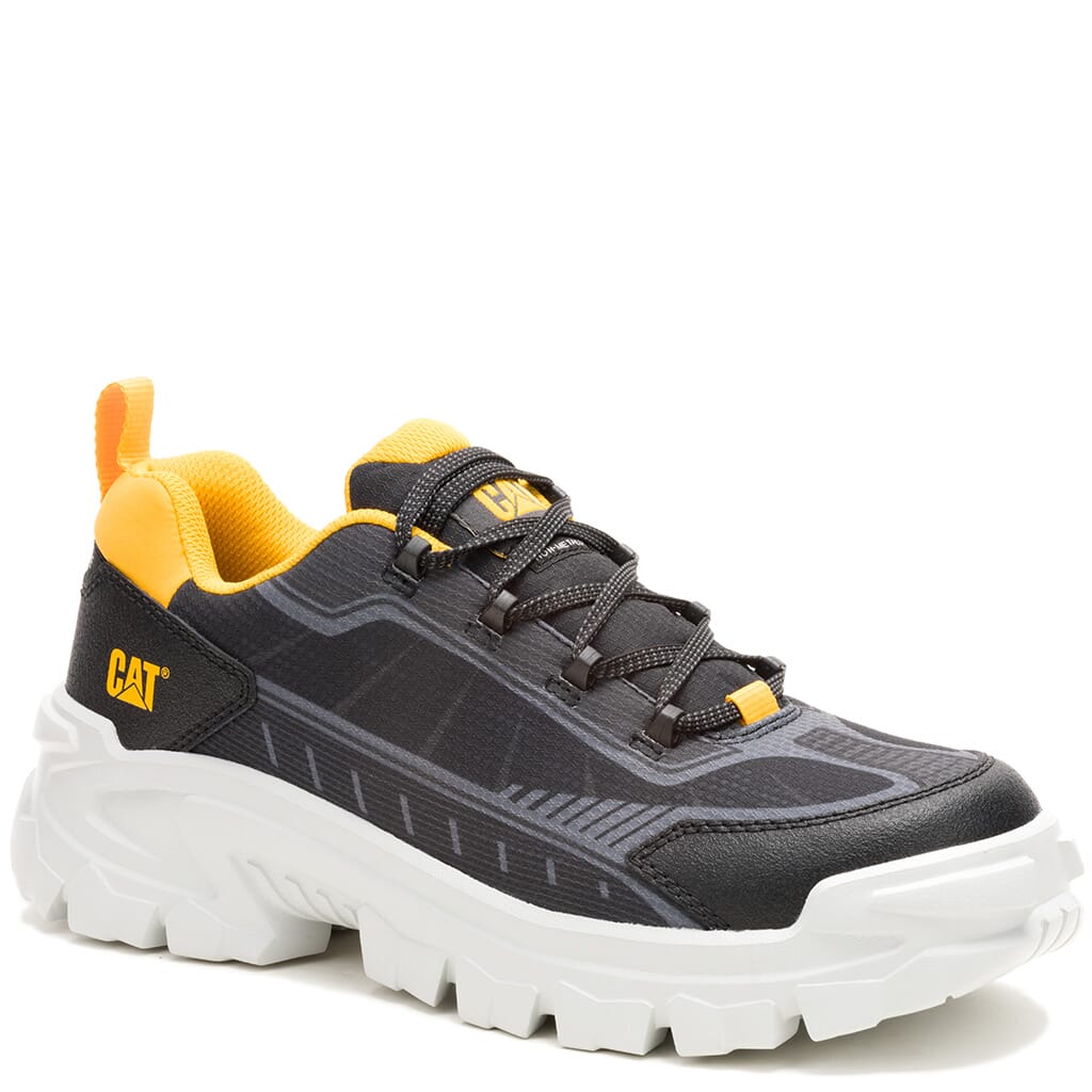 CAT Men's Invader Sport Mesh Comp Toe Safety Shoes - Black/Yellow