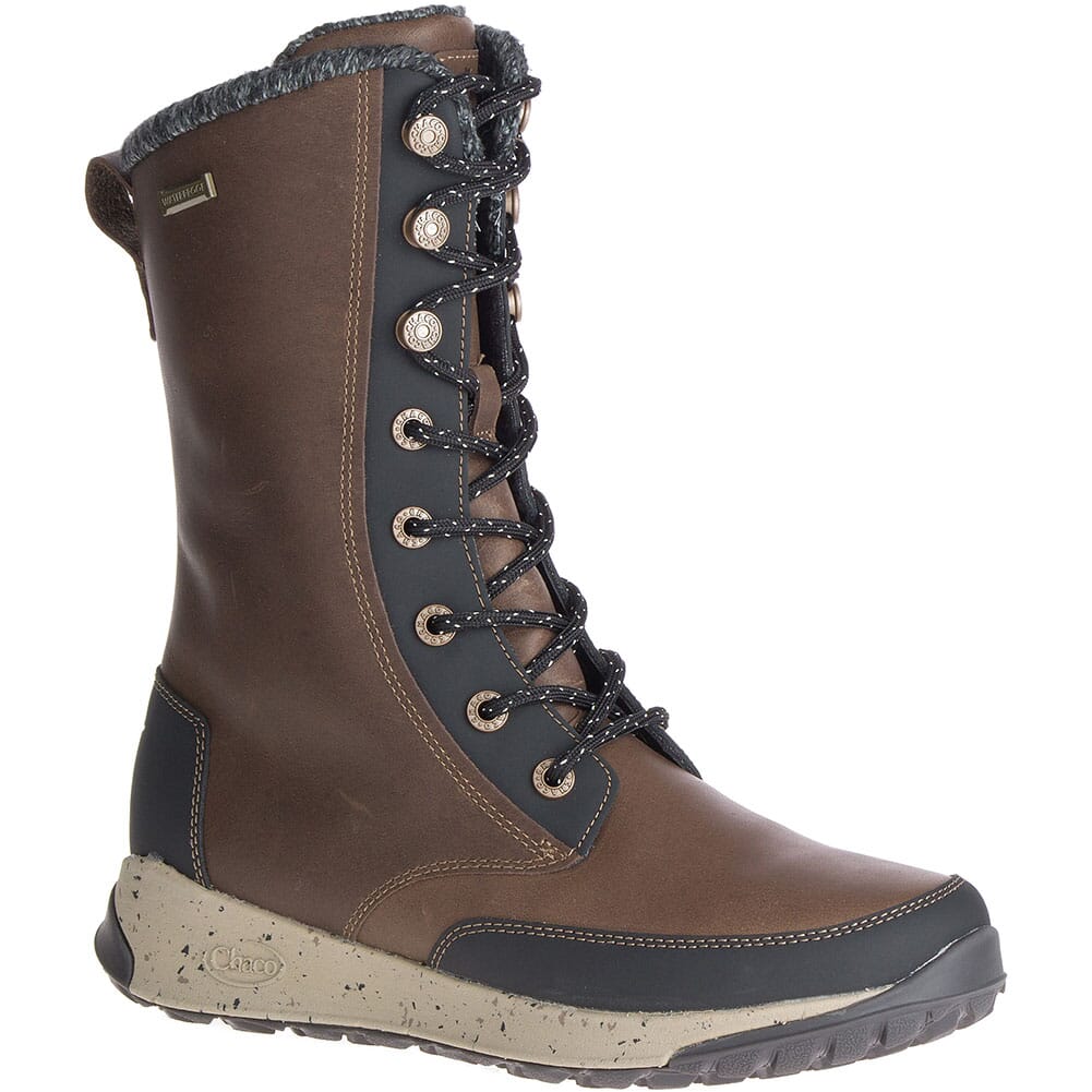 Chaco Women's Borealis Tall WP Casual Boots - Fossil | elliottsboots