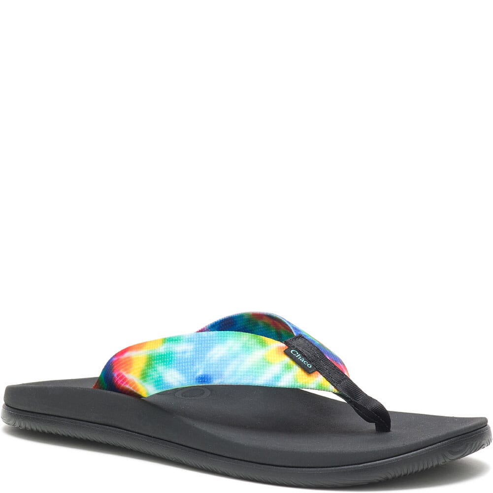 Image for Chaco Women's Chillos Flip Flops - Dark Tie Dye from bootbay