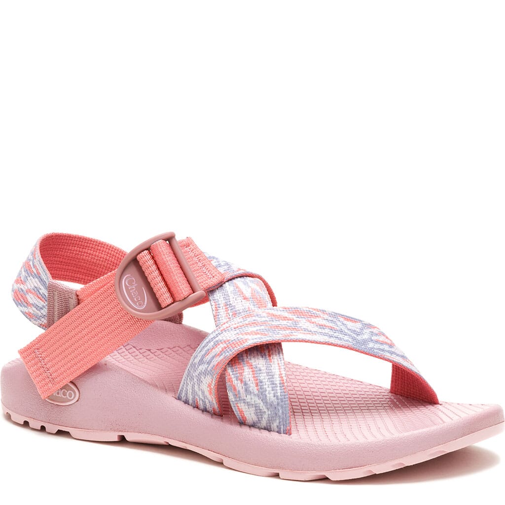 ローズミルクティ　センチャ Chaco Women's Mega Z/1 Wide-Strap Classic Sandals - Lilac Blush