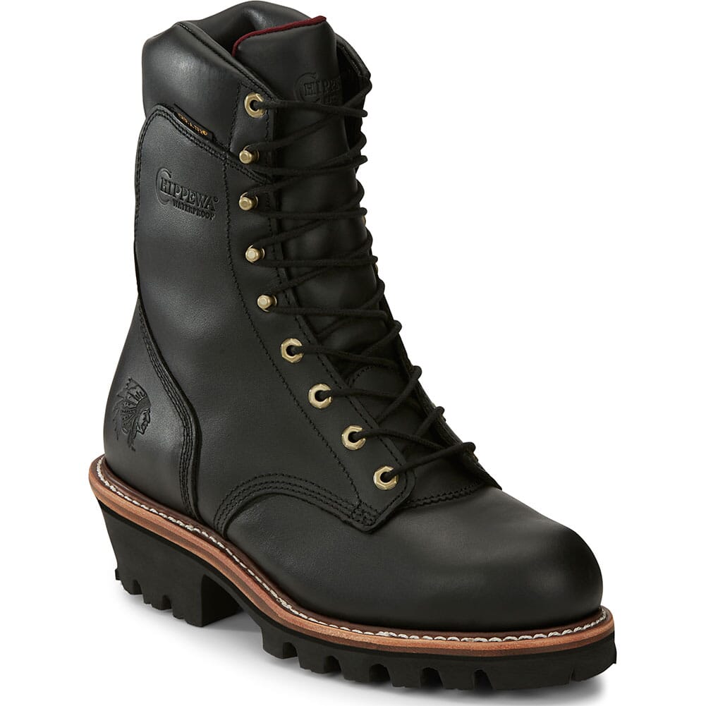 Chippewa Men's Super DNA WP Insulated Safety Loggers - Black ...