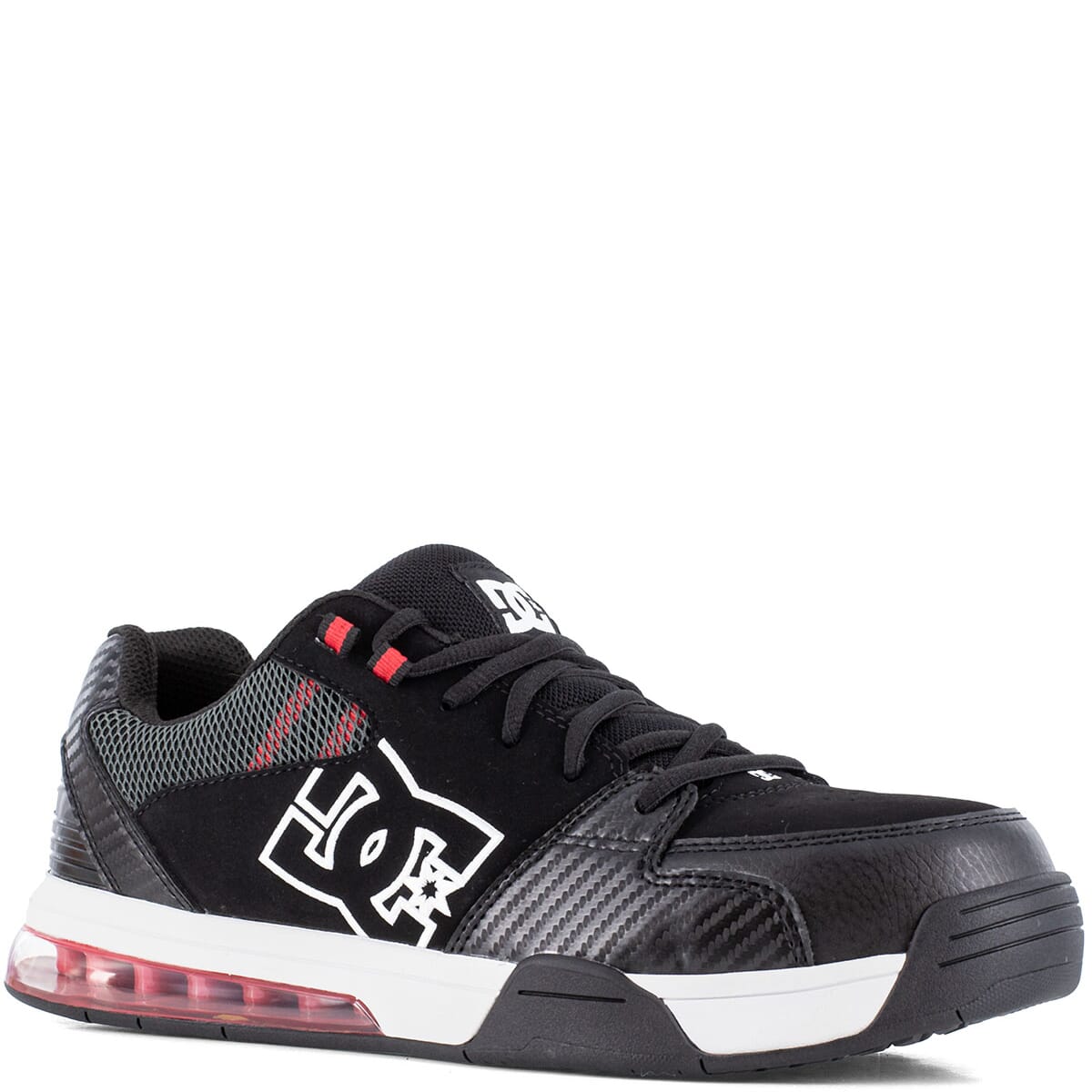 DC2様 DC Men's Versatile Work Comp Toe Safety Shoes - Black/Red