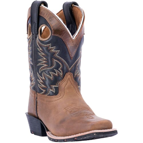 Image for Dan Post Youth Rascal Western Boots - Brown/Black from elliottsboots