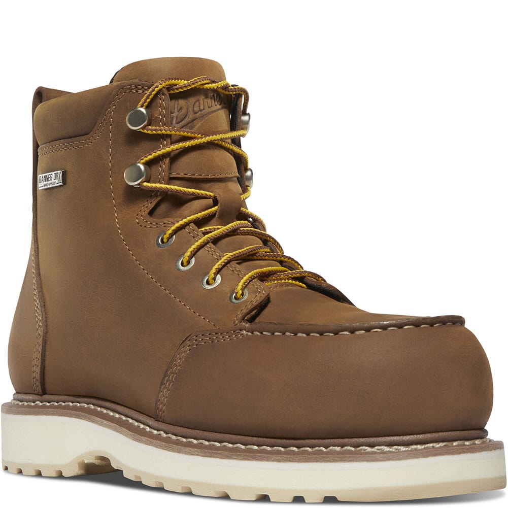 Danner Women's Cedar River EH WP Safety Boots - Brown | elliottsboots